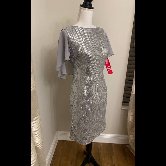 R&M Richards Silver Dress - Picture 7 of 11